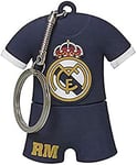 Real Madrid CF USB Pendrive 16 Go Matériau Rubber en Forme de T-Shirt Multicolore Produit Officiel (CyP Brands)