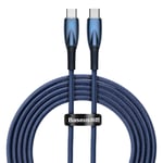 Baseus USB-C Kabel, 100W, 2m - Blå