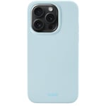Holdit iPhone 14 Pro Soft Touch Silikon Deksel - Mineral Blue