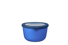 Mepal - Bol Multifonction Cirqula Rond - Boîte Conservation Alimentaire avec Couvercle - Convient comme Boîte de Hermétique pour le Réfrigérateur, Micro-ondes & Congélateur - 1000 ml - Vivid blue