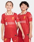 Liverpool F.C. 2024/25 Stadium Home Older Kids' Nike Dri-FIT Football Replica Shirt