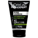 L&#39;Oréal Men Expert Pure Carbon Face Wash – 100 ml.