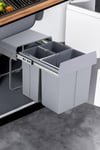 40L Cabinet Pull-out Kitchen Waste Bin