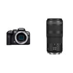 Canon EOS R10 Mirrorless Camera Body - 24.2 MP, APS-C Sensor, up to 4K 60p Video | Wi-Fi & Bluetooth & RF 100-400mm F5.6-8 IS USM Lens - Telephoto Zoom Lens | 5.5-stop Optical Image Stabilizer