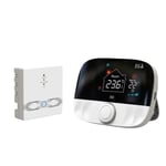Trådlös termostat, WiFi-anslutning, Programmerbar temperaturkontroll, RF433