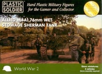 15mm WWII (American): Easy Assembly Sherman M4A1 76mm Wet Tank (5)