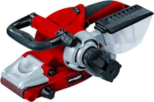 Einhell TE-BS 8540 E Belt Sander | Strip Sander With Tool-Free Belt Change, Hinged Front Cover, Soft Grip | 850W Band Sander With Dust Collector Including 1x P80 Grinding / Sanding Belt