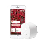 Flysocks Smart Plug Compatible with HomeKit Siri, Alexa, Google Assistant Voice Control Wireless Remote Control Timer Switch, White, MSS210HK