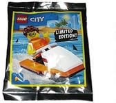 CITY LEGO Polybag Set 952008 Guy on Water Scooter Jet Ski Foil Pack Promo Set