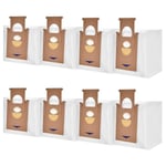 8-pack dammsugarpåsar för Deebot Ozmo N8 920 950/t5 T8 T9-serien Dx93 Ddx96 robotdammsugare