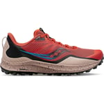 Saucony Mens Peregrine 12 Trail Running Shoes Trainers Jogging Sports - Red