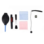 7 in 1 Microfiber Professional Camera Lens Cleaning Tools Cleaner Kit Include Lens Brush Dust Blower Clean Clothes Hot Shoe Level Lanyard Kit Replacement for DSLR Cameras Photography Accessory