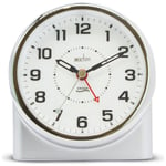 Acctim Centrale Analogue Alarm Clock - Silver