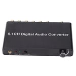 AY77 5.1CH DAC convertisseur Audio décodeur numérique optique Coaxial pour Toslink vers RCA prise 3.5mm pour Xbox pour PS4 pour TV