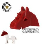 LEGO - Horse Battle Helmet - Dark Red