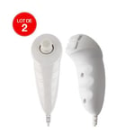 2 X Manettes Nunchuk Wii/WiiU blanche