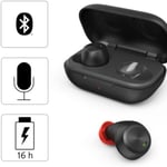 Hama TWS Bluetooth Sports Earphones Gym Running Wireless Headphones Black