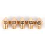 High Quality 1pc Mk8 Nozzle For 3d Reprap Printer Extruder 0.4mm Yl