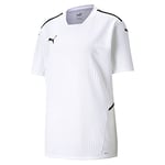 PUMA Boy's teamCUP Jersey Jr T-Shirt, Puma White, 152