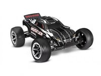Traxxas Rustler 2WD Brushed Rtr 1:10 Stadium Truck Black with Battery+4A USB /