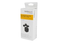 Startech.Com Usb-Väggladdare Med Två Portar - Kraftfull (17 W/3,4 A) - Reseladdare (Internationell) - Strömadapter - 17 Watt - 3.4 A - 2 Utdatakontakter (Usb) - Svart - För P/N: Usblt1mws, Usblt2mbr, Usblt2mw, Usblt30cmw, Usbltm1mbk, Usbltm1mwh, Vid