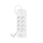 Belkin SRB003VF2M surge protector White 8 AC outlet(s) 2 m