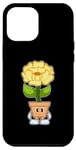 iPhone 14 Pro Max Plant pot Peony Flower Case