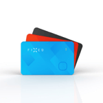 FIXED Tag Card Tracker för Apple Find My - Svart