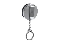 Basi 0006-0556, Nyckelkedja, Svart, Silver, Metall, Rund, Unisex, 52 Mm