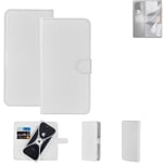 Protective cover for Oppo Reno10 Pro Wallet Case white flipcover flipcase