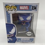 #234 Venom (Blue) - Marvel Exclusive Vaulted Funko POP in protective case