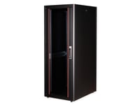Roline 26.21.0207, Fristående Rack, 32U, 600 Kg, Kuggskenor, Justerbara Fötter, 68 Kg
