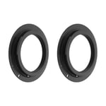 2x Camera Body Adapter Ring Aluminum Alloy Mount for Canon EOS Camera 300D