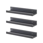 Floating Picture Ledge Wall Shelves - 32.5cm - Pack of 6