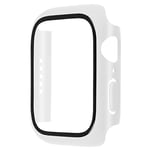 mumbi Coque de Protection Transparente en Verre trempé Compatible avec Apple Watch Series 8 7 45 mm