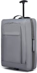 Kono Double Wheel Cabin Approved Trolley Bag Lightweight Soft Shell Hand Luggage