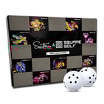 Square Golf Data Ball - 3pc