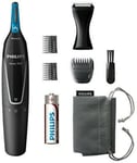 Philips Series 5000 Battery-operated Nose Ear Eyebrow Trimmer Showerproof
