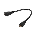 Ruiqas HDMI Extension Cable, Mini HDMI Male to HDMI Female Converter Adapter Extension Wire Cord 1080P