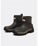Hunter Balmoral Womens Chelsea Neoprene Hybrid Boots - Olive - Size UK 8