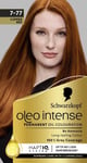 Schwarzkopf Oleo Intense Permanent Oil Colour 7-77 Copper Red Hair Dye, 100% Gr