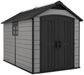 Keter Premier Apex Outdoor Garden Storage Shed -7.5 x 11.5ft