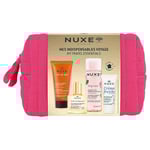 Nuxe Ansiktsvård Rêve de Miel Mina viktigaste saker på resan Face and Body Cleansing Gel 15ml + Huile Prodigieuse® 10 ml + Mizellen-Reinigungswasser 50 ml + 48 H* feuchtigkeitsspendende Creme 15ml 1 Stk. (186,00 kr / 1 st.)