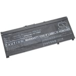 vhbw batterie compatible avec HP Gaming Pavilion 15-CX0037UR, 15-CX0042UR, 15-CX0049NR, 15-CX0053UR laptop (4400mAh, 15,4V, Li-Polymère, noir)