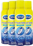 Scholl Fresh Step Shoe Spray 150ml - Anti Odour Shoe Spray, Up To 24 Hour Fresh