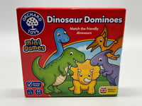 Orchard Toys MINI GAME DINOSAUR DOMINOES Kids Educational Game Puzzle - NEW