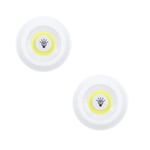 2x CoB LED-lampor med Fjärrkontroll