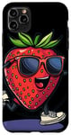iPhone 11 Pro Max Cool Strawberry Costume with funny Shoes and Arms Case