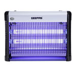 Geepas Fly and Insect Killer | Powerful Fly Zapper 20W UV Light | Electric Indoor Bug Zapper Insect Killer Fly Trapper Fly Swatter | Zap Kill Catch Trap Flying Insects Mosquito Wasp, 80 Feet