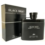 Mens Perfume Black Night 100ml EDT for him Mens Fragrance by Saffron London New